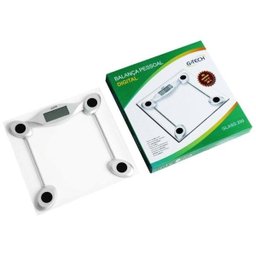 Balança Digital Corporal até 200kg Precisão G-Tech Vidro Temperado Crossfit Banheiro Academia Glass  - 2