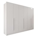 Ver imagem 1 de Guarda Roupas 100% Mdf 6 Portas 5 Gavetas Moscou - Mais Móveis Neve