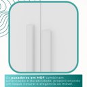 Ver imagem 7 de Guarda Roupas 100% Mdf 6 Portas 5 Gavetas Moscou - Mais Móveis Neve