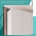 Ver imagem 6 de Guarda Roupas 100% Mdf 6 Portas 5 Gavetas Moscou - Mais Móveis Neve