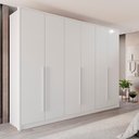 Ver imagem 2 de Guarda Roupas 100% Mdf 6 Portas 5 Gavetas Moscou - Mais Móveis Neve