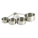 Ver imagem 1 de Kit Medidores de Cozinha 4 peças Aço Inox Colher Xicara Copo