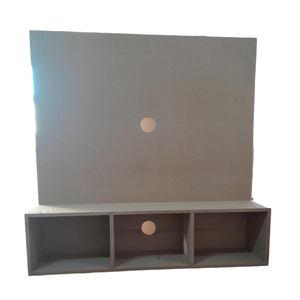 Painel para TV até 32 Polegadas 3 Nichos Natural Em Mdf