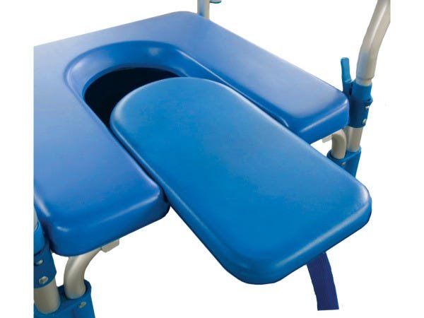 Cadeira De Banho Higiênica Adulto Dobrável Até 150kg 3x1 Multiuso D60 - Dellamed - 2