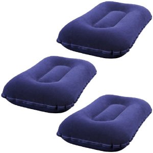 3 Travesseiro Inflável Colchão Cama Barraca Camping Acampame