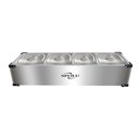 Ver imagem 1 de Rechaud Elétrico Inox 4 Cubas Spolu 220V SPL-504