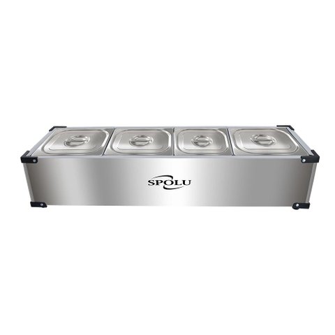 Rechaud Elétrico Inox 4 Cubas Spolu 220V SPL-504