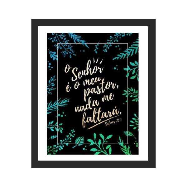 Quadro Jesus O Senhor é meu pastor - 1