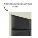 Ver imagem 4 de Cabeceira Estofada Modulada Solteiro Facto Preto