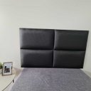 Ver imagem 3 de Cabeceira Estofada Modulada Solteiro Facto Preto
