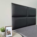 Ver imagem 1 de Cabeceira Estofada Modulada Solteiro Facto Preto