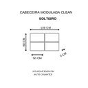 Ver imagem 6 de Cabeceira Estofada Modulada Solteiro Facto Preto
