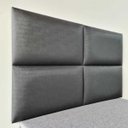 Ver imagem 2 de Cabeceira Estofada Modulada Solteiro Facto Preto