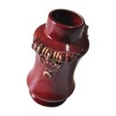 Ver imagem 4 de Vaso Decorativo Cerâmica Chinesa Vermelho Imperial 28cm Columbus Gold