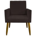 Ver imagem 7 de Kit 12 Poltronas Decorativas Mari Pé Palito Castanho - Marrom Suede