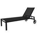 Ver imagem 3 de Kit 2 Espreguiçadeira Piscina Gaivota com Rodinhas + Mesinha