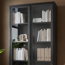 Ver imagem 3 de Cristaleira 2 Portas com Vidro Vitria 91 cm - Preto