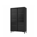 Ver imagem 1 de Cristaleira 2 Portas com Vidro Vitria 91 cm - Preto