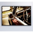 Ver imagem 3 de Quadro Retrovisor Carro Clássico 90x60 Cm Adesivo