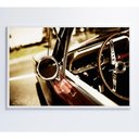 Ver imagem 4 de Quadro Retrovisor Carro Clássico 90x60 Cm Adesivo