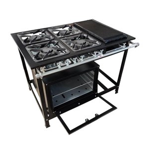 Fogão 4 Bocas Cefaz com Forno e Chapa Linha Gold Baixa Pressão CFZG-127C