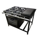 Ver imagem 2 de Fogão 4 Bocas Cefaz com Forno e Chapa Linha Gold Baixa Pressão CFZG-127C