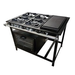 Fogão 4 Bocas Cefaz com Forno e Chapa Linha Gold Baixa Pressão CFZG-127C - 2