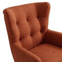 Ver mais imagens de Poltrona Decorativa Malta Base Giratoria Linho Color Trend Tca 303 Moll