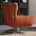 Ver imagem 6 de Poltrona Decorativa Malta Base Giratoria Linho Color Trend Tca 303 Moll