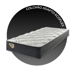 Colchão Solteiro Ecoflex Adapto Molas Ensacadas 88x188x23cm - 3