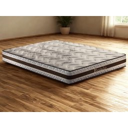 Colchão Queen Size D45 Resiste 1,58x1,98x0,25m Paropas Marrom e Branco - 1