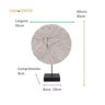 Escultura de Madeira com Base - Objeto de Decoração 35cm - 2