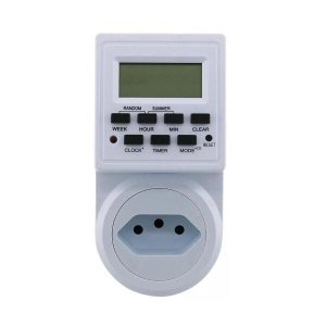 Timer Digital Temporizador Tomada Energia Bivolt 2200w 10a