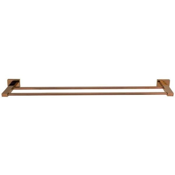 Porta Toalhas Duplo (Mondrian Rosé Gold) - 1