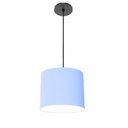 Ver imagem 1 de Lustre Luminária Pendente Vivare Free Lux Pe-4106pr Cúpula em Tecido 20x25cm