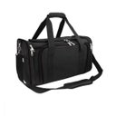 Ver imagem 5 de Bolsa Pet Transporte Expansível Preta + Cinto de Segurança