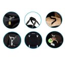 Ver imagem 4 de Bolsa Pet Transporte Expansível Preta + Cinto de Segurança