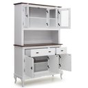 Ver imagem 4 de Cristaleira e Arca Oratória 6 Portas 2 Gavetas - 60632