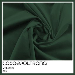 Sofá Curvo 04 Lugares Sala de Estar 230cm Eron Veludo Verde - Casaepoltrona - 5