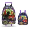 Kit Mochila Rodinha Luzes + Lancheira Infantil Vingadores - 1