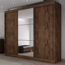 Ver imagem 4 de Quarto de Casal com Guarda-Roupa 3 Portas 6 Gavetas e Cabeceira com 2 Mesas de Apoio Renata Espresso