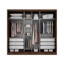 Ver imagem 5 de Quarto de Casal com Guarda-Roupa 3 Portas 6 Gavetas e Cabeceira com 2 Mesas de Apoio Renata Espresso