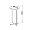 Mesa Lateral Industrial Volpi Alta - Preto - 4