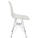 Ver imagem 2 de Cadeira Eames Eiffel Cristal Base Metal Cromado