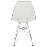 Cadeira Eames Eiffel Cristal Base Metal Cromado - 4