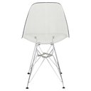 Ver imagem 4 de Cadeira Eames Eiffel Cristal Base Metal Cromado