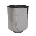 Ver imagem 3 de Kit Cano Chaminé Inox 110mm X 1m X 3un + Curva + Sputinik