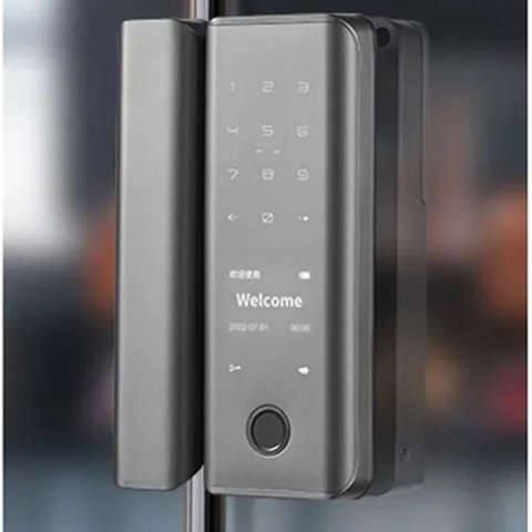 Fechadura Digital Eletronica Porta Inteligente Smart App Celular Biometria Senha Cartao Card Seguran