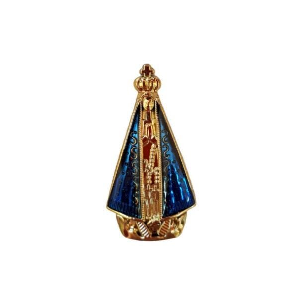 Enfeites Nossa Senhora Aparecida Aplique Cuia 12 Itens - 1