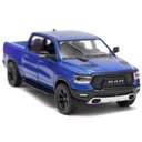 Ver imagem 1 de Veiculo Miniatura Dodge Ram Ficção Azul 1500 pra Fazendeiro